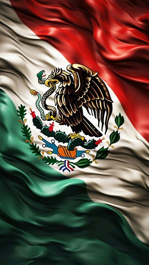 Mexican Flag Eagle, Mexican Pictures, Mexican American Flag, Mexican American Culture, Mexico Wallpaper, Aztec Artwork, Aztec Wallpaper, Mexican Artwork, Chicano Love