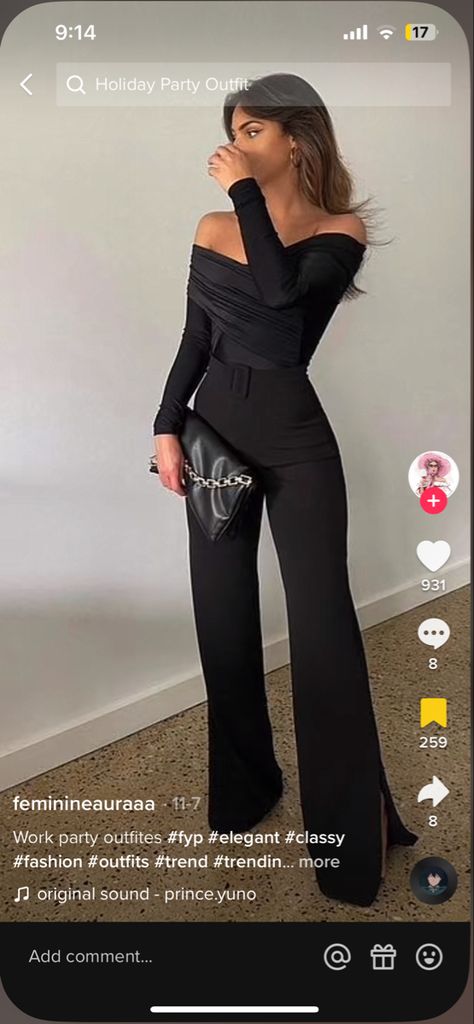 Classy Outfit For Birthday Dinner, Special Event Outfit Classy, Casual Formal Party Outfit, Dinner Dress Evening Classy, Elegant Outfit Birthday, Trouser Party Outfit Classy, Trousers Dinner Outfit, Slacks Going Out Outfit, Date Night Fancy Dinner Outfit