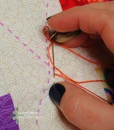 Hand Quilting For Beginners, Easy Hand Quilting, Hand Quilting Technique, Hand Quilting Designs, Quilt Templates, Hand Quilting Patterns, Quilt Big, Perle Cotton, Crazy Quilting