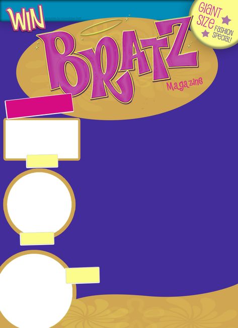 Bratz Magazine Template made by me. Credit monodalso on Twitter if used. Fonts required: Pupcat Popteen Template, Popteen Magazine Template, Y2k Magazine Cover Template, Kpop Templates Edit, Kpop Edit Template, Bratz Magazine, Edit Background, Photoshoot Backdrops, Y2k Background