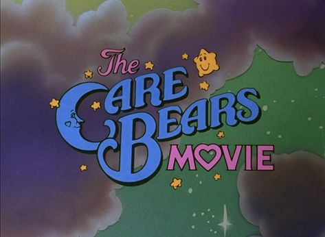 The Care Bears Movie (1985) Care Bears Movie, Title Screen, The Care Bears, 80s Cartoons, Photo Wall Collage, Care Bear, Care Bears, Aesthetic Collage, Retro Aesthetic