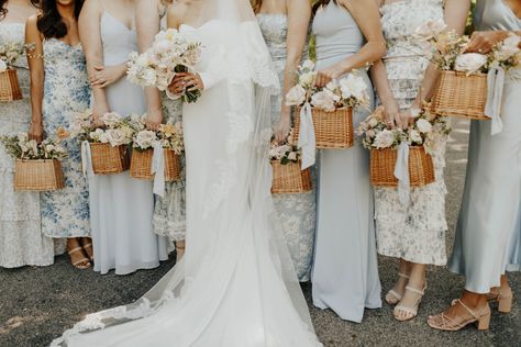 Winter bridesmaids