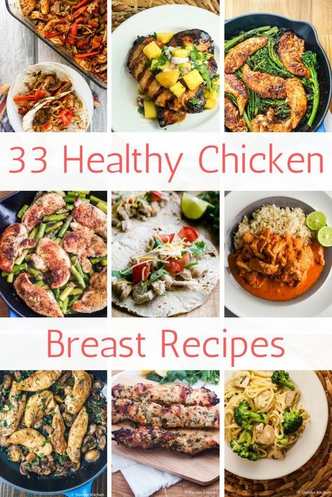 Recipes With Chicken Breast, Heart Healthy Chicken Recipes, Healthy Chicken Breast Recipes, Recipes With Chicken, Slender Kitchen, Easy Chicken Breast, Healthy Weeknight Meals, Heart Healthy Diet, Healthy Chicken Breast