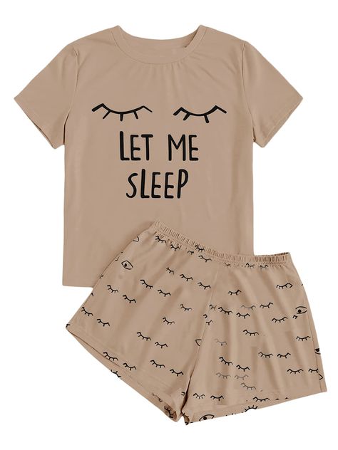 Let Me Sleep, Girls Denim Shorts, Cute Pjs, Short Pant, Pajama Outfits, Cute Pajama Sets, Cute Sleepwear, Kids Summer Fashion, Cute Lazy Outfits