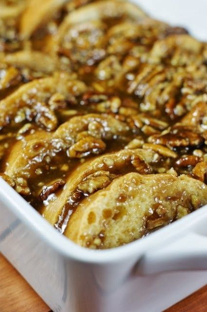 Overnight Praline French Toast ~ a decadently delicious assemble-ahead brunch or breakfast treat! www.thekitchenismyplayground.com Praline French Toast, The Kitchen Is My Playground, Overnight French Toast, French Toast Breakfast, What's For Breakfast, French Toast Bake, French Toast Casserole, French Toast Recipe, Christmas Breakfast