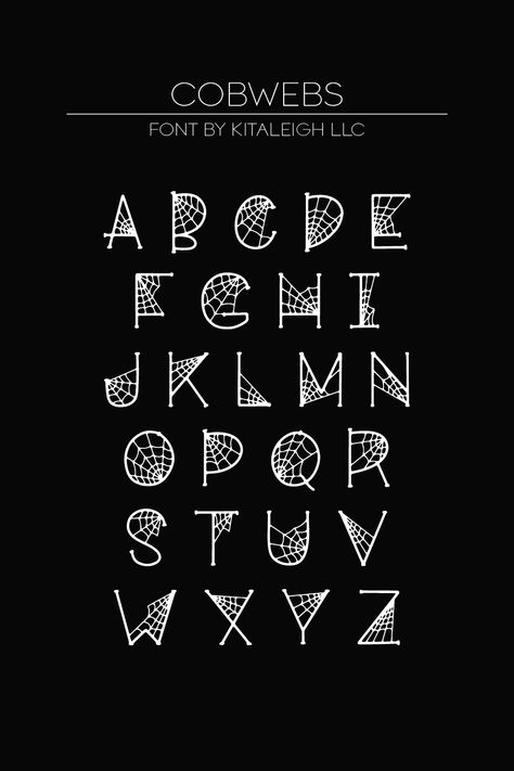 cobwebs a spooktacular font#spiderwebfont #vampireletters #scaryscript #spookysymbols #witchywords Sophisticated Fonts Alphabet, Hand Letter Alphabet, Witchy Font Alphabet, Rustic Fonts Alphabet, Simple Lettering Fonts, Funky Fonts Alphabet, Cool Ways To Write Letters, Aztec Font, Hand Lettering Alphabet Fonts Creative