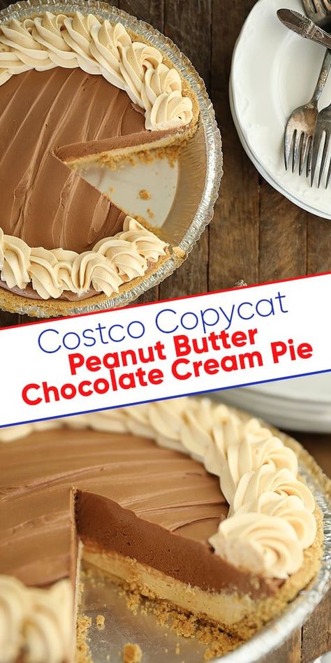 Chocolate Peanut Butter Pie, Chocolate Cream Pie, Lost 100 Pounds, Peanut Butter Desserts, Peanut Butter Pie, Butter Pie, Perfect Pies, Peanut Butter Chocolate, Chocolate Pies