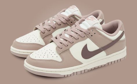 Brown Nike Low Dunks, Nike Dunk Low Beige Brown, Nike Low Dunk Shoes, Tan Low Dunks, Neutral Dunks Women, Nike Dunk Low 2023, Nike Dunks Styled, Cute Dunks Low, Nike Dunks Beige