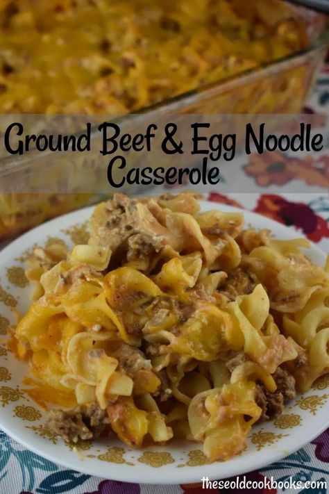 Cheeseburger Quiche, Ground Beef And Noodles, Egg Noodle Casserole, Hamburger Casseroles, Beef Noodle Casserole, Casseroles Recipes, Noodle Dinner, Hamburger Casseroles Recipes, Beef Pasta Recipes