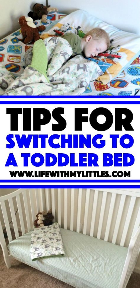 Tips for switching to a toddler bed. Follow these 9 steps and transitioning your toddler to a toddler bed will be a breeze! Toddler Bed Transition, Toddler Floor Bed, Toddler Bedroom Girl, Parents Room, Girl Cribs, Toddler Boys Room, Toddler Beds, Toddler Sleep, Toddler Rooms