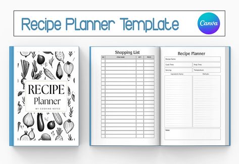 🔍 Discover Recipe Planner — KDP CANVA Template now! Explore this 📁 kdp interiors and grab your 🆓 free download here. Let’s get creative together! 🚀 Christmas Meal Planner, Cookbook Organization, Recipe Planner, Best Free Fonts, Kids Notebook, Planner Book, Beautiful Fonts, Prayer Journal, Free Fonts