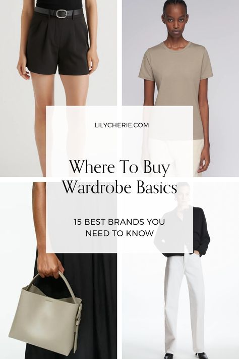 Accessories Capsule Wardrobe, Call Capsule Wardrobe, Quality Capsule Wardrobe, Australia Capsule Wardrobe, Quality Basics Clothing, Basic Outfit Staples, Closet Basics For Women 2024, High Quality Basics, Quality Clothing Brands For Women