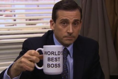 With the final season of "The Office" coming to a close, take a look back and reminisce at some of the best Michael Scott quotes. He's everyone's favorite boss. Best Michael Scott Quotes, Best Of The Office, Best Boss Mug, Office Jokes, Michael Scott Quotes, The Office Show, Worlds Best Boss, Boss Mug, Office Memes