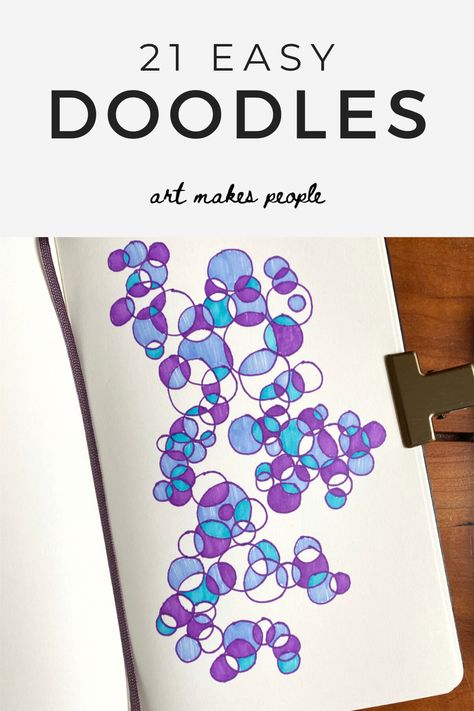 Sketching Prompts Beginner, Fun Simple Doodles, Crazy Doodle Art, Easy Pen Art Doodles, Gel Pen Doodles Easy, Gel Pen Drawings Doodles, Relaxing Doodle Ideas, Sharpie Doodles Easy, Abstract Doodles Simple