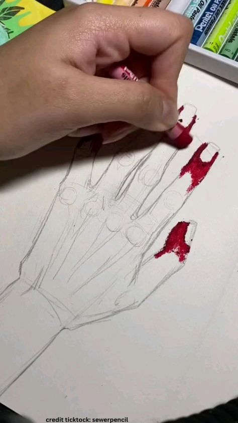 Drawing Ideas Easy, Drawing On Paper, Oil Pastel Art, Kraf Diy, Hand Art Drawing, Art Inspiration Painting, Hand Art, Painting Art Projects, Pastel Art