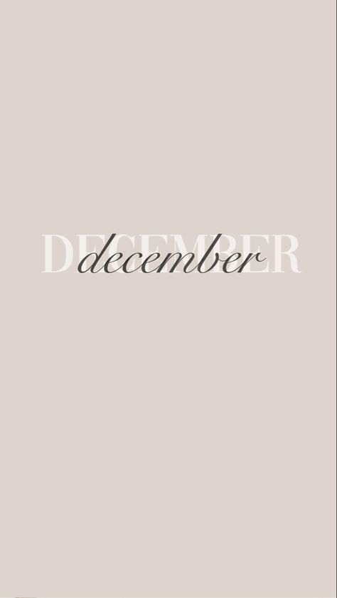 December Lockscreen Aesthetic, Neutral Winter Background, Iphone 16 Widget Ideas, December Aesthetic Calendar, December Vision Board, Month Fonts, December Phone Wallpaper, December Wallpaper Aesthetic, December Wallpaper Iphone