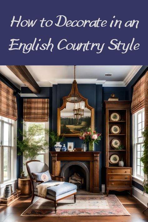 Country Style Decorating, English Country Living Room, English Country House Interior, English Country Decor Living Room, Home Gel Nails, English Cottage Interiors, English Classic, Cottage Journal, Home Drawing