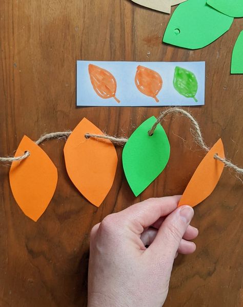 Leaf Activities for 2 to 5 Year Olds - Happy Tot Shelf Fall Craft Ideas For Two Year Olds, Leave Preschool Crafts, Leaf Large Motor Activities, Autumn Leaves Preschool Activities, Simple Prek Activities, Homeschool For 3 Year, Leaves Fine Motor Activities, The Leaf Man Activities, Fall Leaves Activities For Preschool