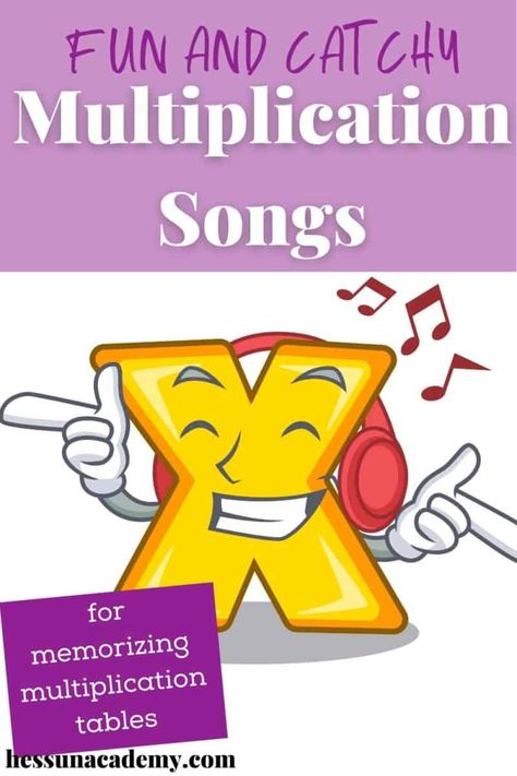 Check out the best multiplication songs! How can multiplication songs help your child learn to multiply? Memorize multiplication tables without flashcards. Learn to multiply with free multiplication songs! This top math hack will get your kids prepped to memorize multiplication facts without tears. Use this math tip to supplement your math curriculum. Yay homeschool math! Memorize multiplication facts with songs because it's the easy tip to memorize multiplication #mathsongs #learntomultiply Multiplication Tables Activities, Teaching Multiplication Tables, Multiplication Flash Cards Printable, Multiplication Songs, Math Songs, Homeschool Math Curriculum, Multiplication Flashcards, Multiplication Tables, Teaching Multiplication