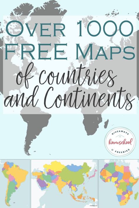 FWould you like to expand your homeschool student’s map skills this year? This amazing resource has over 1,000 FREE maps of countries and continents you can use with various homeschool lessons or use along with your history or geography lessons. Maps contain useful information that kids can carry throughout their lifetime. MapRead More Free Printable World Map, Sun Theme, World Map Printable, Montessori Geography, Homeschool Lessons, Geography Activities, Geography For Kids, 6th Grade Social Studies, Teaching Geography