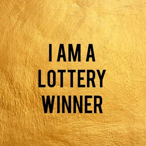 Winner Affirmations, Manifesting Vision Board, Money Vision Board, Lottery Winner, Vision Board Affirmations, Affirmations For Happiness, Luck Quotes, Good Luck Quotes, Wealth Affirmations