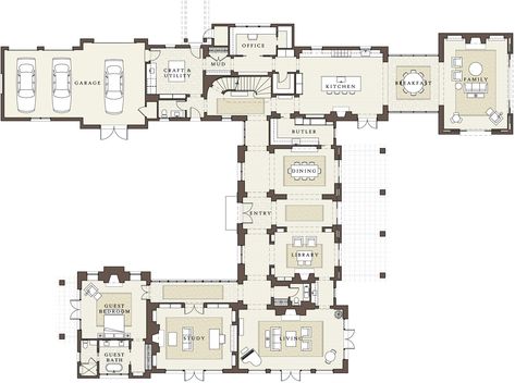 Luxury Floor Plans, Mansion Floor Plan, Mega Mansions, Architectural Floor Plans, House Bedrooms, Architectural House Plans, Mansions For Sale, House Features, Luxury House Plans