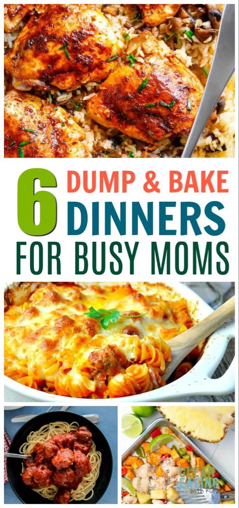 Dump And Bake Recipes, Health Recipes Easy, Clean Eating With Kids, Easy Cheap Dinner Recipes, Dump And Bake, Dinner Recipes Healthy Family, Vegetarian Recipes Dinner Healthy, Baked Dinner Recipes, Baked Dinner