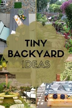 Tiny Backyard Ideas, Tiny Backyard, Tiny Garden Ideas, Backyard Ideas For Small Yards, Small Yard Landscaping, Garden Design Plans, Small Outdoor Spaces, Small Yard, Small Backyard Patio