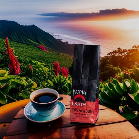 100% Pure Hawaiian Kona Coffee, Crafted with Aloha Discover the delicious difference of Kona Earth #purekonacoffee Kona Coffee, Coffee Lovers, Coffee Cans, Coffee Lover, Art Inspo, I Hope, Pure Products, Canning, Coffee