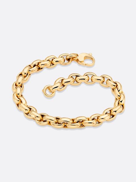 Brochu Walker | Women's Fine Jewelry Icons Yellow Gold Rolo Link Bracelet #flirtyfeline #afflink #shopping #shoppingonline #shopwithme #shoppingtime #shop #accessories #18k #18kgold #goldjewelryideas #gold #bracelet #braceletsforwomen #jewelry #jewelrytrends #jewelryaddict #jewelryforwomen #jewelrygiftideas #jewellery #styling #leoprint #luxury #bling #giftsforher #outfitideasforwomen #summerfashion #WomensFashion #fashionsinpiration #stylish #chicstyle #ladiesfashion #fashionable Luxury Gifts For Women, 18k Gold Bracelet, Gold Link Bracelet, Mini Hoop Earrings, Gold Bracelet Chain, Gold Hands, Rolo Chain, Luxury Gifts, Elegant Gift