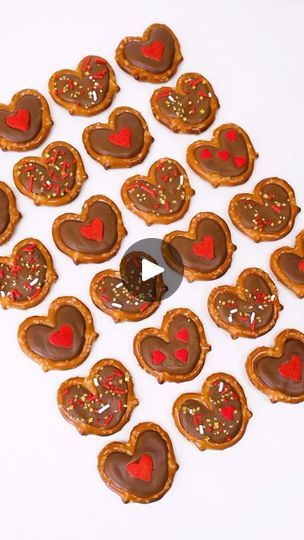 331K views · 350 reactions | I was yesterday years old when I learned that the inside of a pretzel is a heart shape! 🥨♥️ This is a perfect last minute Valentine’s day treat to make - so easy and cute! Made with @fancysprinkles milk chocolate melting candy and love-o-meter sprinkles ♥️ • • • #chocolatecoveredpretzels #pretzels #chocolate #chocolatepretzels #valentinesday #valentinesdaytreats #lindseybakedthis | Lindsey Baked This | PLÜM · To Stay Pretzel Hearts, Nothing Burns Like The Cold, Snoh Aalegra, Valentines Recipes Desserts, Chocolate Covered Pretzel Rods, Chocolate Fudge Frosting, Chocolate Melting Wafers, Pretzels Recipe, Christmas Cookies Easy