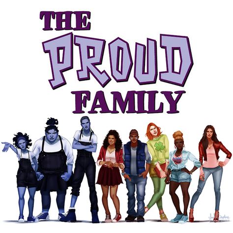 The Proud Family Disney Tv Shows, 90s Cartoon Characters, Childhood Cartoons, 90s Tv Shows, Disney Tv, Proud Family, 90s Cartoons, Family Cartoon, 90s Cartoon