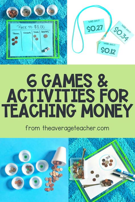 2nd Grade Educational Games, Money Games 2nd Grade, 2nd Grade Montessori, Special Education Money Activities, 2nd Grade Games Classroom Fun, Counting Coins 2nd Grade, Teaching Money Special Education, Money Activities For Second Grade, Fun Math Games For 2nd Grade