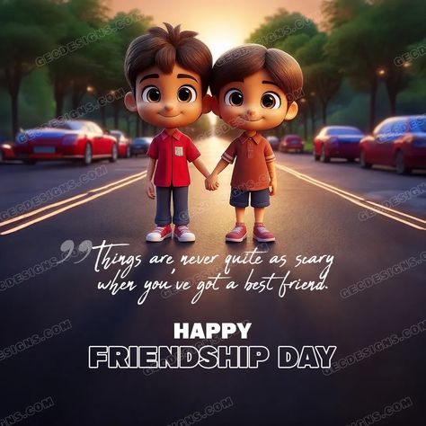 Happy Friendship Day illustration with cute little boys AI Generated wallpaper Friendship Day Illustration, Friendship Day Greetings, Happy Friendship Day Images, Post Wallpaper, Friendship Day Images, Poster Images, International Friendship Day, Best Friends Forever Images, Creative Branding Design