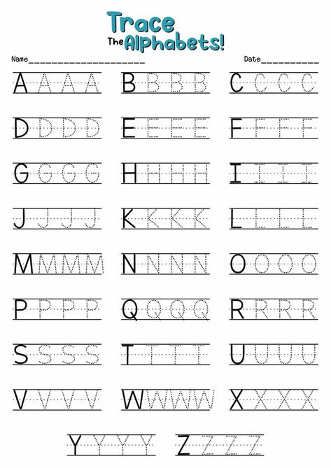 Alphabet Worksheets For Kindergarten, Letters Kindergarten, Writing Alphabet Letters, Handwriting Letters, Writing Alphabet, Alphabet Practice Sheets, Alphabet Practice Worksheets, Alphabet Writing Worksheets, Practicing Drawing