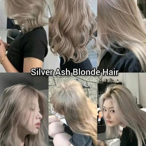 comment down your favourite hair color 🩰 #glowup #glowupchallenge #glowuptips #selfcare #selfloveclub #pinterestgirl #thatgirlaesthetic #thatgirlhabits #thatgirllifestyle #exercisemotivation Hair Color Blonde Ash, Pudding Hair Color, Ash Blonde Pale Skin, Ash Hair Color Blonde, Hair Colors For Blonde Hair, Blond Hair Asian, Pearl Ash Blonde Hair, All Blonde Hair Color, Ashy Silver Hair