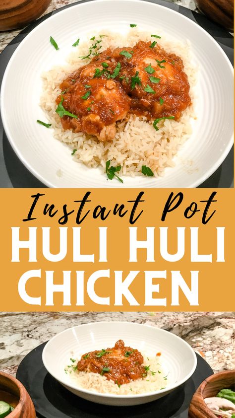 Huli Huli Chicken Instant Pot, Hulu Chicken, Instant Pot Hawaiian Chicken, Huli Huli Chicken Recipe, Hawaiian Chicken Recipes, Huli Chicken, Huli Huli, Recipe Inspirations, Huli Huli Chicken