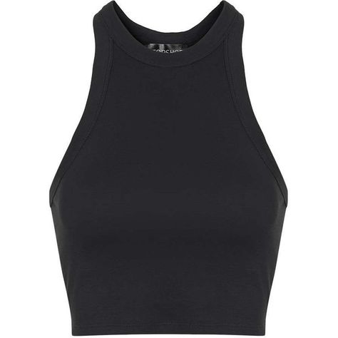 TopShop '90s Racer Vest (98 NOK) ❤ liked on Polyvore featuring tops, crop top, shirts, tank tops, black, black tank, black crop top, black crop tank and racer back tank Black Vest Top Outfit, Tank Top Over Shirt, Vest Top Outfits, Tank Tops Black, Black Waistcoat, Vest Crop Top, Black Cropped Tank, Black Crop Top Tank, Tank Top Outfits