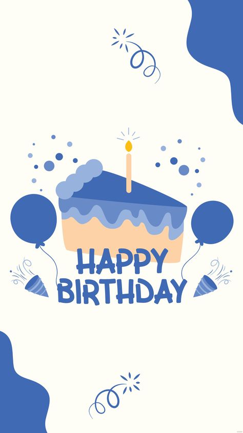 Happy Birthday Border, Birthday Border, Happy Birthday Ashley, Blue Happy Birthday, Happy Birthday Poster, Happy Birthday Illustration, Happy Birthday Blue, Mobile Background, Happy Birthday Art