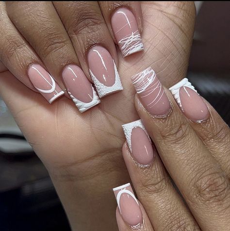 Acrylic Toe Nails, French Tip Nail Designs, Nail Tutorial, Girly Acrylic Nails, French Tip Acrylic Nails, Work Nails, French Acrylic Nails, Short Square Acrylic Nails, Acrylic Nails Coffin Pink