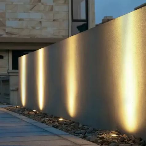 [PaidAd] Practical Installed Ground Light Ava #walllightingdesignoutdoor Modern Exterior Lighting, Exterior Lighting Design, Garden Lighting Design, Garden Wall Lights, Natural Stone Wall, Fence Lighting, Exterior Wall Light, Wall Lighting Design, Outdoor Gardens Design