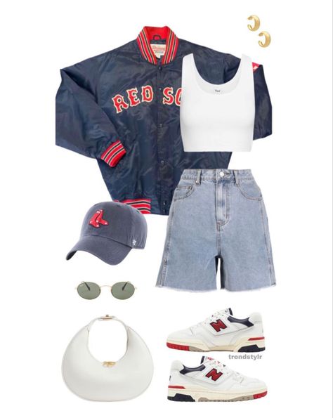 Red Sox Outfit, Red Sox Game, Game Outfit, Inspo Instagram, Gameday Outfit, Cute Everyday Outfits, Gaming Clothes, Sporty Outfits, Outfit Goals