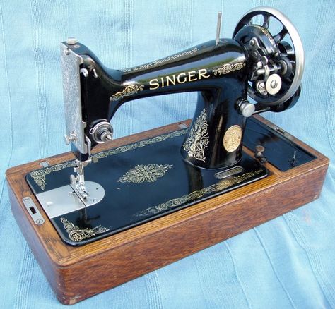 Singer Sewing Machine Repurposed, Singer 99k, Clothing Magazine, 1930s Design, Antique Hand Tools, Cakes Design, Sewing Shop, Sewing Spaces, Treadle Sewing Machines