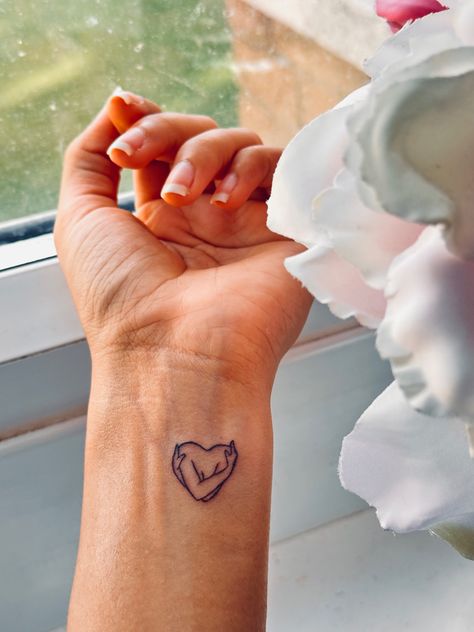 Love Myself Heart Tattoo, Self-love Tattoo Ideas Minimalist, Tattoo Ideas Self Love, Minimal Self Love Tattoo, Small Lion Tattoo For Women, Self Love Symbol, Self-love Tattoo Ideas, Self Love Tattoos, Love Tattoo Ideas