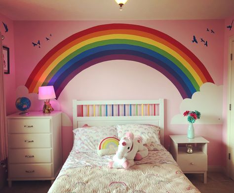 Rainbow wall hanging