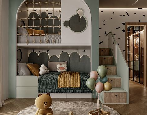 MASTER BATHROOM DESIGN :: Behance Bathroom Behance, Bedroom Behance, Luxury Kids Bedroom, Luxury Bathroom Interior, Modern Kids Bedroom, Modern Reception, Lion Wallpaper, Kids Bedroom Design, Childrens Playroom