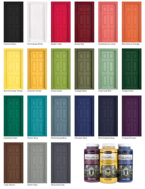 Paint A Door, Exterior Door Colors, Door Paint, Front Door Paint Colors, Door Paint Colors, Best Paint, التصميم الخارجي للمنزل, Painted Front Doors, Spruce Up Your Home