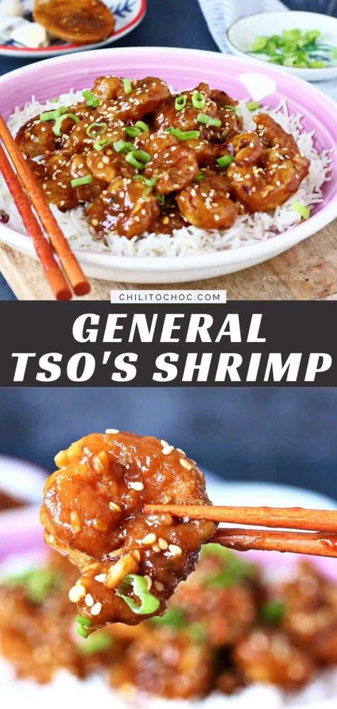 Sweet Chili Prawns, Crispy Rice With Spicy Shrimp Salad, Crispy Shrimp Recipes, Shrimp Fried Rice Recipe Chinese, Sizzling Shrimp Recipe, Chinese Fish Recipes, General Tso Shrimp, Sweet And Sour Shrimp Recipe, Sizzling Shrimp