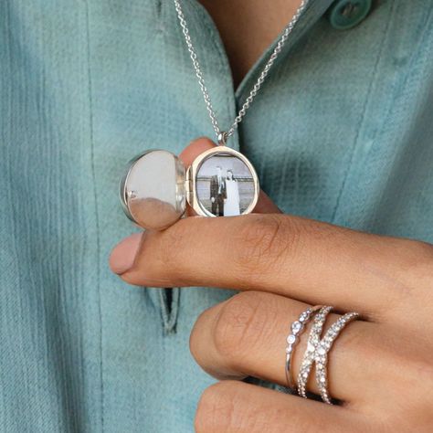 As precious on the inside as they are on the outside, hold special memories close with an engravable photo locket ✨⁣ Locket Necklaces, Silver Locket Necklace, Bohemian Flowers, Silver Locket, Jewellery Brand, Photo Locket, British Fashion, Silver Lockets, Hippie Bohemian