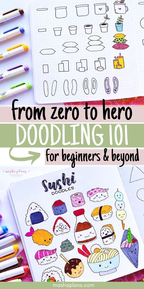 Learn To Doodle, Cute Little Doodles, Doodle For Beginners, How To Make Doodle, Great Doodle, How To Doodle, Doodle Art For Beginners, Planner Doodles, Doodle Videos